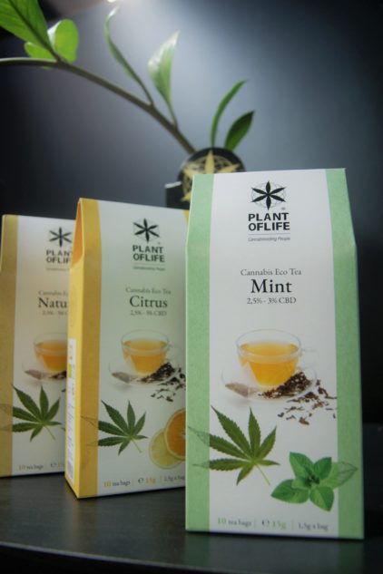 The relaxant au Cannabis CBD CBG Plant of Life Parfum Menthe Citron