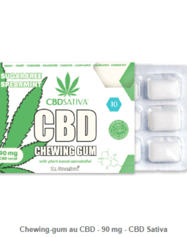 CBD Sativa Chewing-Gum
