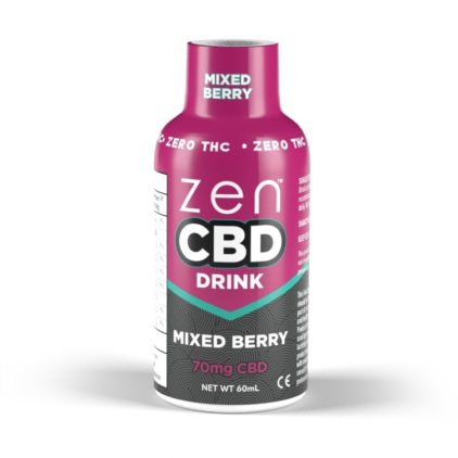 Zen CBD Drink Mixed Berry 70mg/bouteille